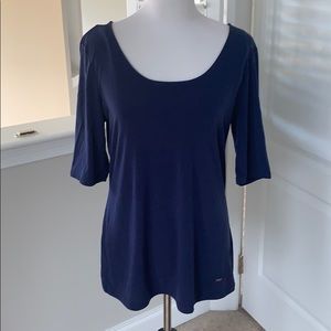 Scoopneck Banana Republic blouse